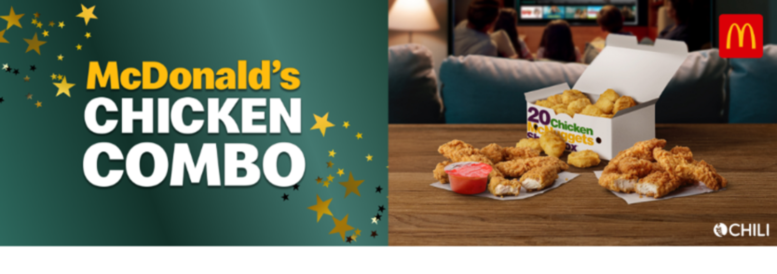 McDonald's Chicken Combo web banner