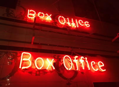 Neon Box Office sign