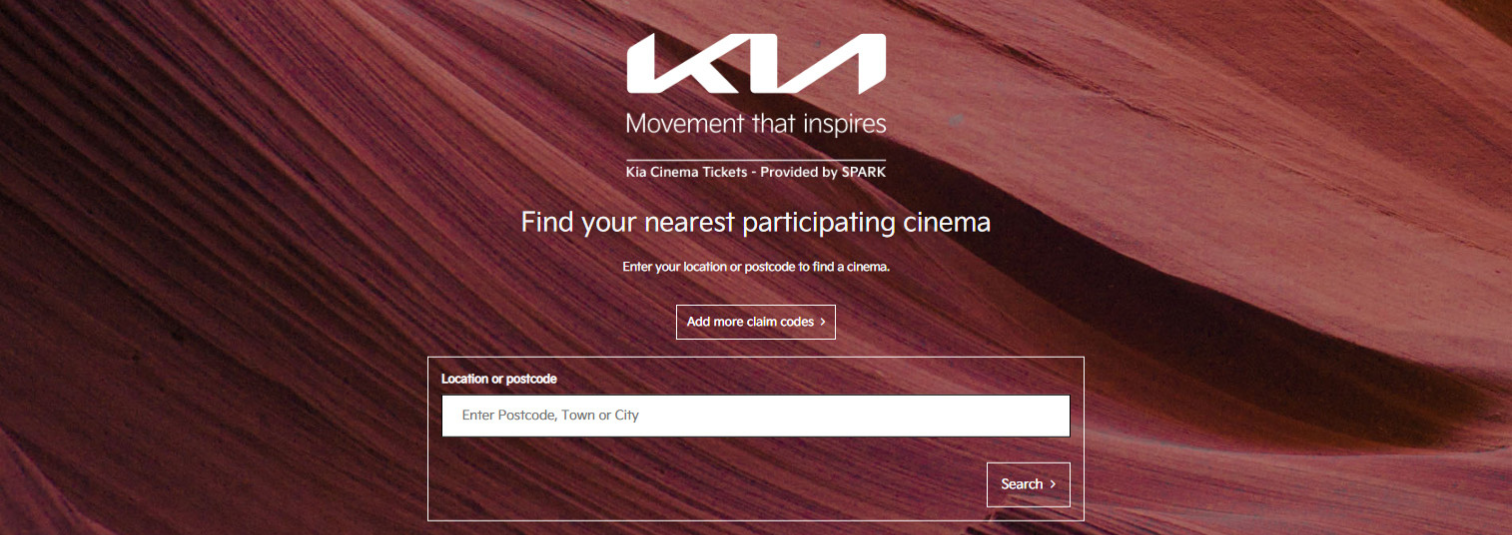 KIA Cinema Booking Site